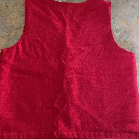 Wool Christmas Vest Large Bedford Fair Lifestyles - Picture 6 of 7